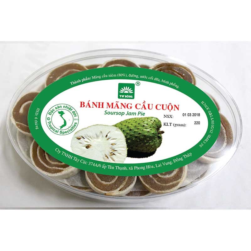 Bánh mãng cầu cuộn