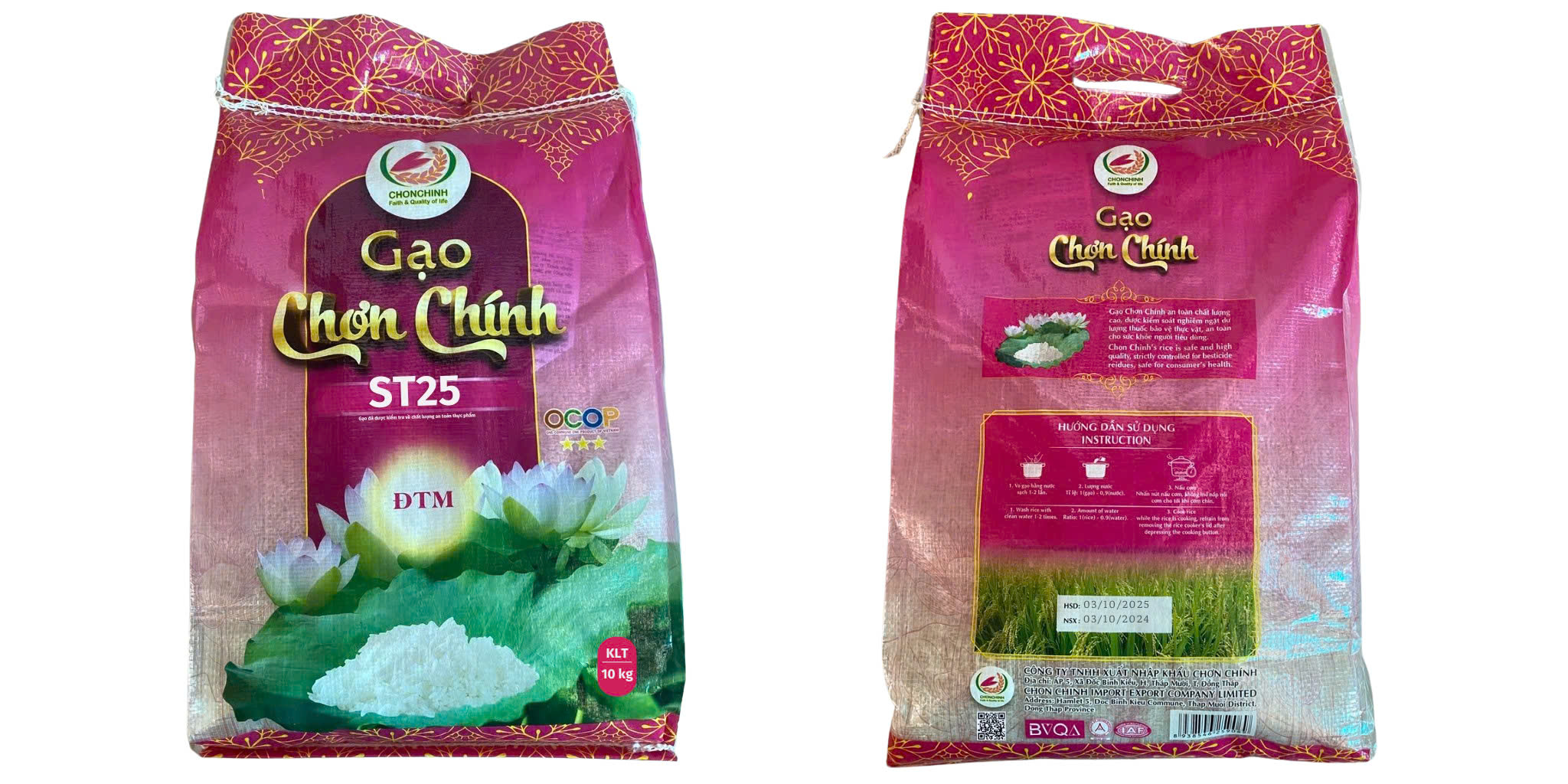 Gạo Chơn Chính ST25