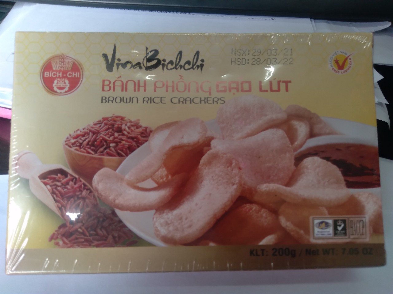 Bánh phồng gạo lứt