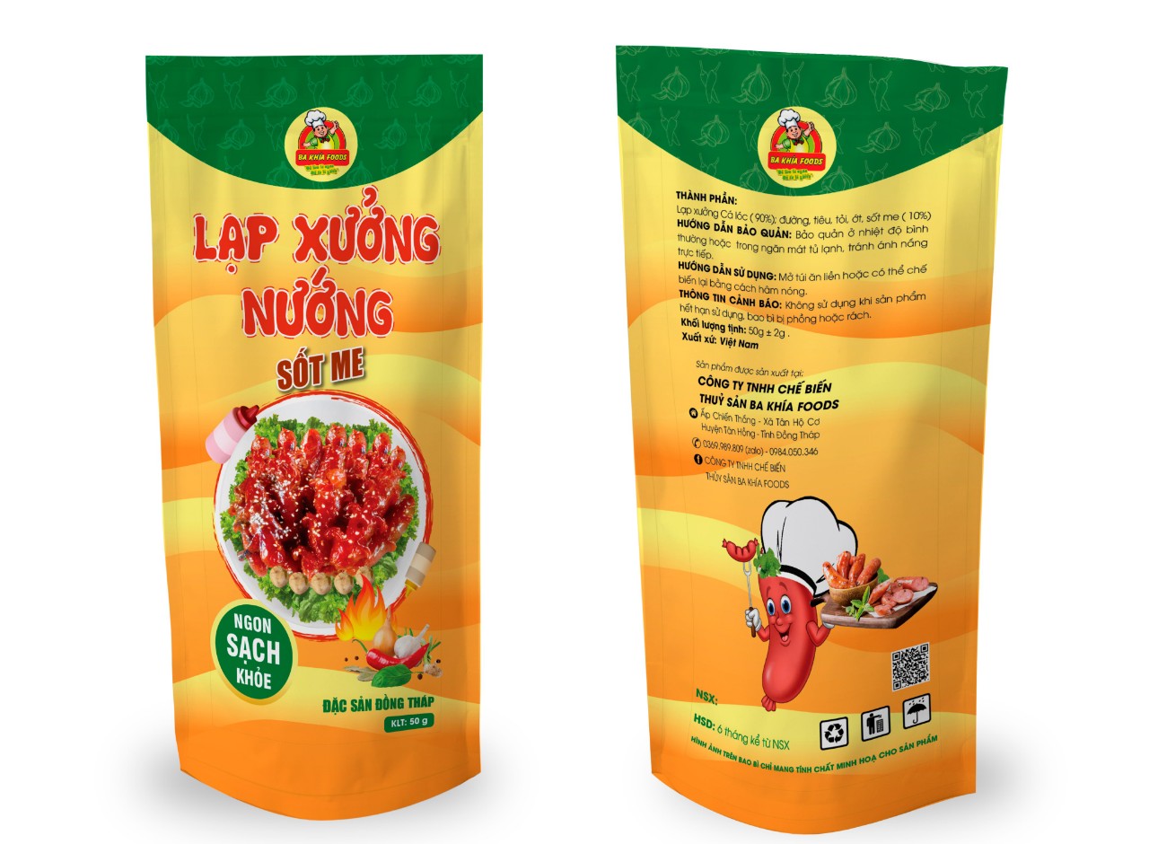Lạp xưởng nướng sốt me